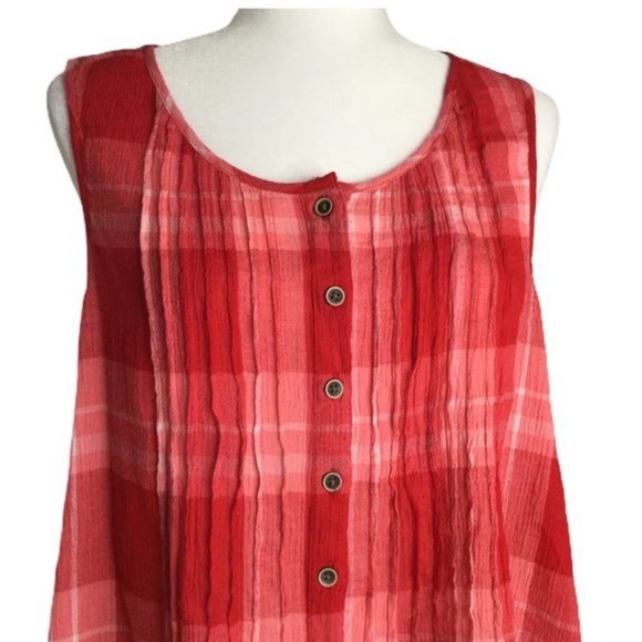 Style & Co  Sleeveless Lightweight Gauze Swing Top NWT Sz Medium - Picture 6 of 10